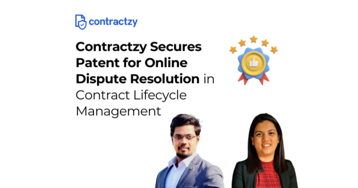 Taking Contract Lifecycle Management to the Next Level: Contractzy's Patent Win Validates Cutting-Edge Online Dispute Resolution Solution